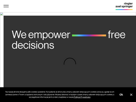 'ringieraxelspringer.pl' screenshot