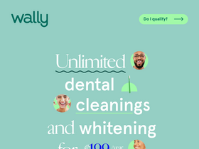 'carebywally.com' screenshot