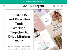 ED Digital homepage screenshot