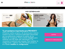 'primeriti.es' screenshot