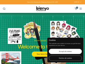 bionyoillustrations.com homepage screenshot