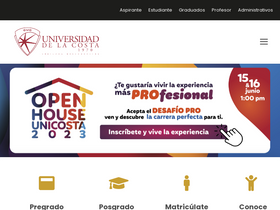 'cuc.edu.co' screenshot