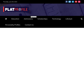 'flatprofile.com' screenshot