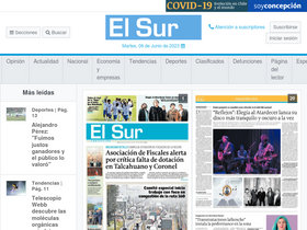 'elsur.cl' screenshot