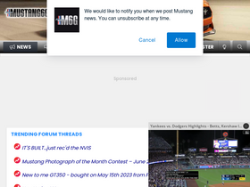 'mustang6g.com' screenshot