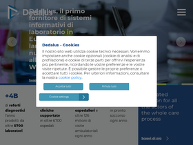 'dedalus.eu' screenshot