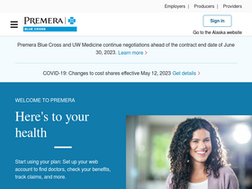 'premera.com' screenshot