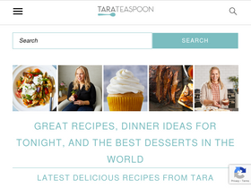 'tarateaspoon.com' screenshot