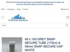 cascelloid.com homepage screenshot