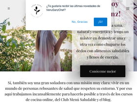 'venusanzchef.com' screenshot
