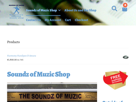 soundzofmuzic.ie homepage screenshot
