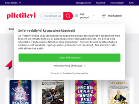 'piletilevi.ee' screenshot