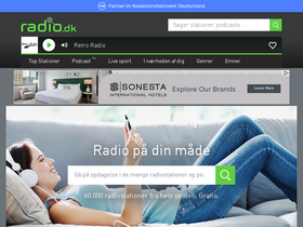 'radio.dk' screenshot