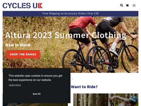 'cyclesuk.com' screenshot