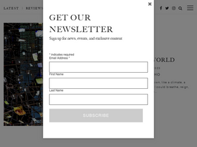 'thewhitereview.org' screenshot