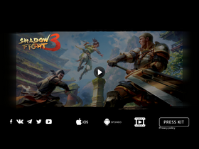 'shadowfight3.com' screenshot