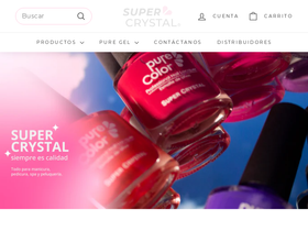 super-crystal.com homepage screenshot