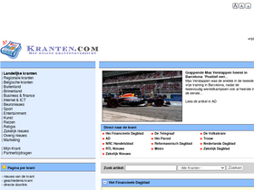 'kranten.com' screenshot