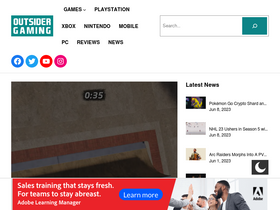 'outsidergaming.com' screenshot