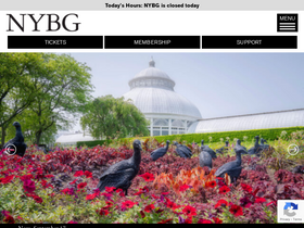 'nybg.org' screenshot