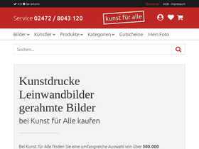 'kunst-fuer-alle.de' screenshot