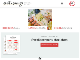 'sweetandsavorybyshinee.com' screenshot