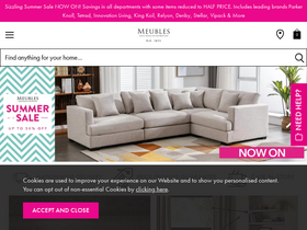 'meubles.ie' screenshot