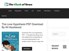 'theclashofnews.com' screenshot