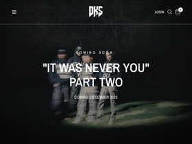 dksapparel.com homepage screenshot