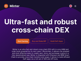 'minter.network' screenshot