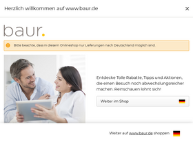 'baur.de' screenshot