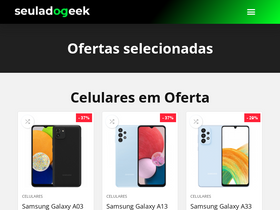 'seuladogeek.com.br' screenshot