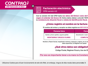 'cfdi.com.mx' screenshot