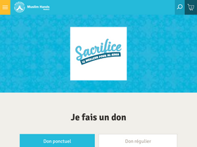 'muslimhands.fr' screenshot