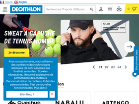 'decathlon.mu' screenshot