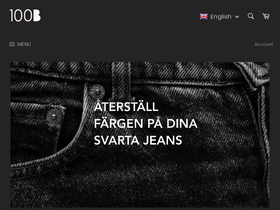 100b.se homepage screenshot
