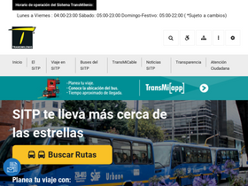 'sitp.gov.co' screenshot