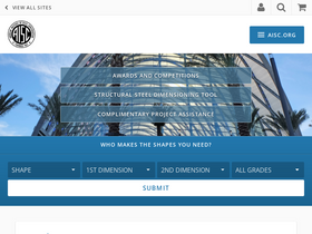 'aisc.org' screenshot