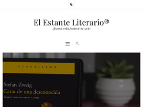 'elestanteliterario.com' screenshot