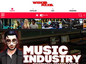 'wickedpixxel.com' screenshot