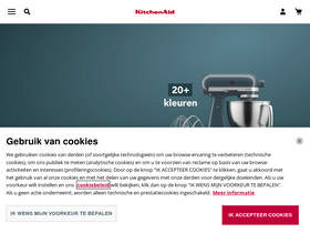 'kitchenaid.nl' screenshot