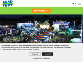'theleadfest.com' screenshot