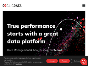 'clicdata.com' screenshot