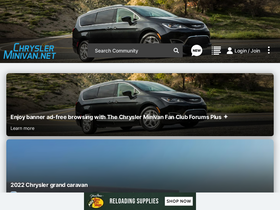 'chryslerminivan.net' screenshot
