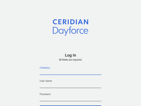 'dayforcehcm.com' screenshot