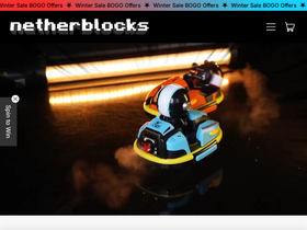 Netherblocks homepage screenshot