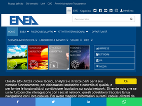 'enea.it' screenshot