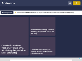 'andrean.space' screenshot