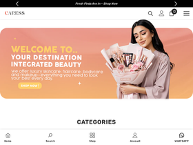 caress-om.com homepage screenshot