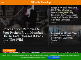 'allindiaroundup.com' screenshot